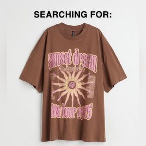 ISO: H&M Sunset Dream Shirt